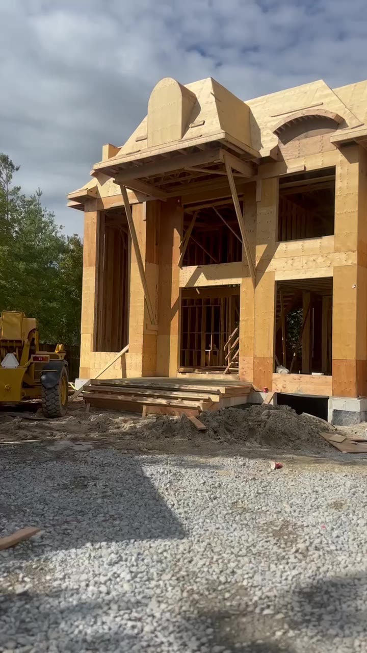Framing in progress